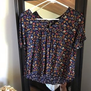 Madewell Tops - Madewell floral blouse xxs Madewell Tops - Madewell floral blouse xxs